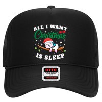 Funny Lazy Sloth All I Want For Christmas Is Sleep Funny Gift Trucker Hat