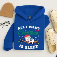 Funny Lazy Sloth All I Want For Christmas Is Sleep Funny Gift Hoodie