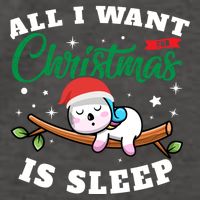 Funny Lazy Sloth All I Want For Christmas Is Sleep Funny Gift Vector Backpack