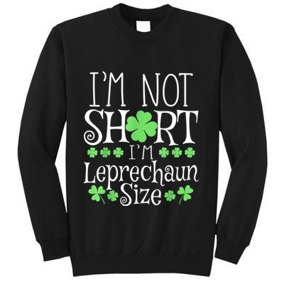 Funny Leprechaun Size St Patricks Day For & Women Sweatshirt
