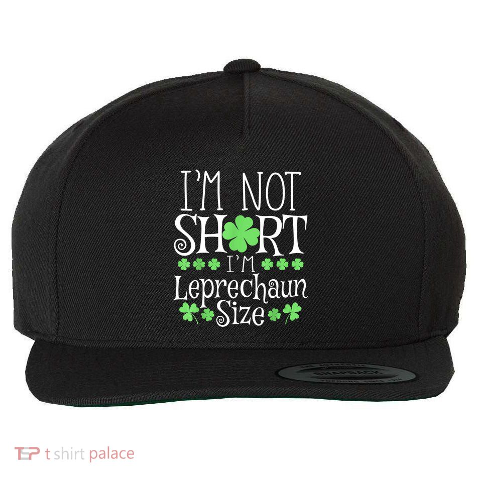 Funny Leprechaun Size St Patricks Day For & Women Wool Snapback Cap