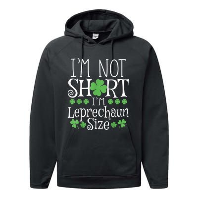 Funny Leprechaun Size St Patricks Day Shirt for  &  Performance Fleece Hoodie