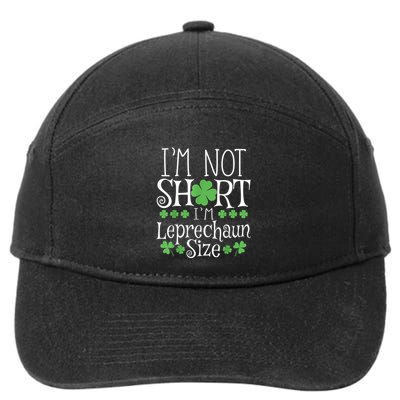 Funny Leprechaun Size St Patricks Day Shirt for  &  7-Panel Snapback Hat