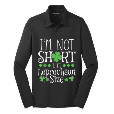 Funny Leprechaun Size St Patricks Day Shirt for  &  Silk Touch Performance Long Sleeve Polo