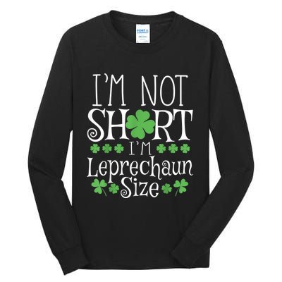 Funny Leprechaun Size St Patricks Day Shirt for  &  Tall Long Sleeve T-Shirt