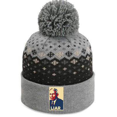 Fauci Liar Shirt Retro Vintage Dr Fauci Anthony Fauci Liar The Baniff Cuffed Pom Beanie