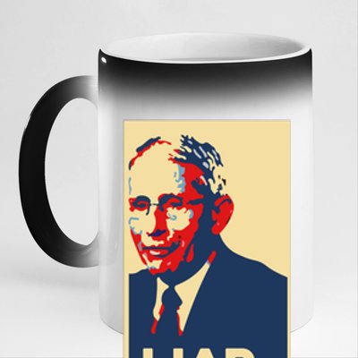 Fauci Liar Shirt Retro Vintage Dr Fauci Anthony Fauci Liar 11oz Black Color Changing Mug