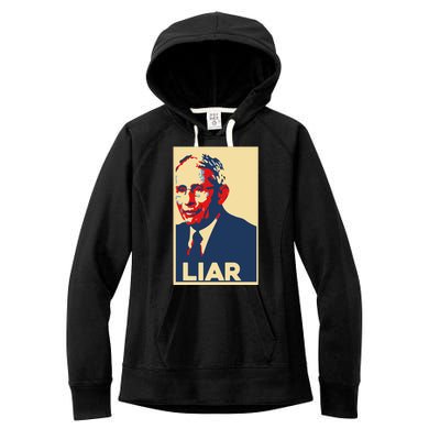 Fauci Liar Shirt Retro Vintage Dr Fauci Anthony Fauci Liar Women's Fleece Hoodie