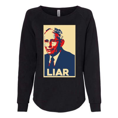 Fauci Liar Shirt Retro Vintage Dr Fauci Anthony Fauci Liar Womens California Wash Sweatshirt