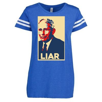 Fauci Liar Shirt Retro Vintage Dr Fauci Anthony Fauci Liar Enza Ladies Jersey Football T-Shirt