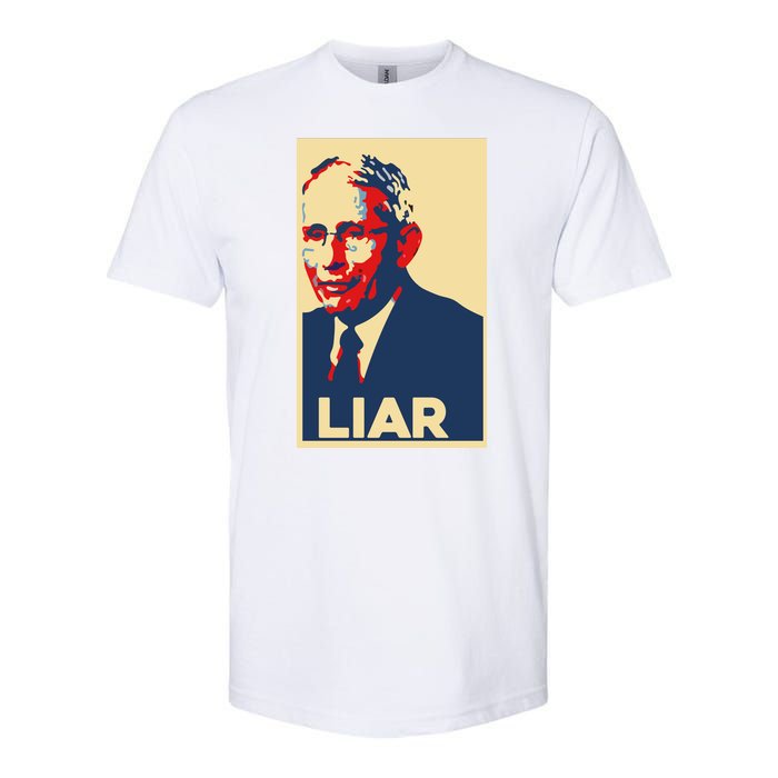 Fauci Liar Shirt Retro Vintage Dr Fauci Anthony Fauci Liar Softstyle CVC T-Shirt