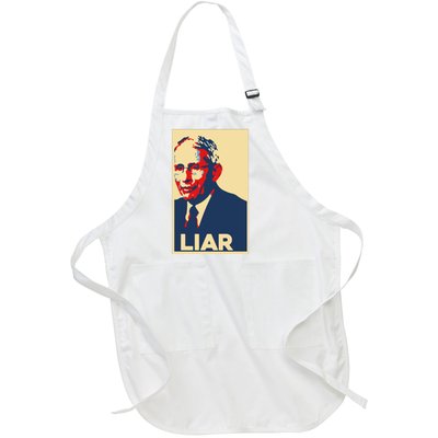 Fauci Liar Shirt Retro Vintage Dr Fauci Anthony Fauci Liar Full-Length Apron With Pockets