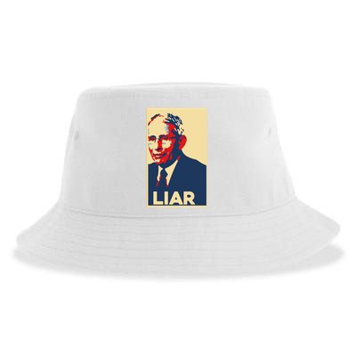 Fauci Liar Shirt Retro Vintage Dr Fauci Anthony Fauci Liar Sustainable Bucket Hat