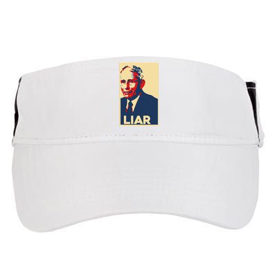 Fauci Liar Shirt Retro Vintage Dr Fauci Anthony Fauci Liar Adult Drive Performance Visor