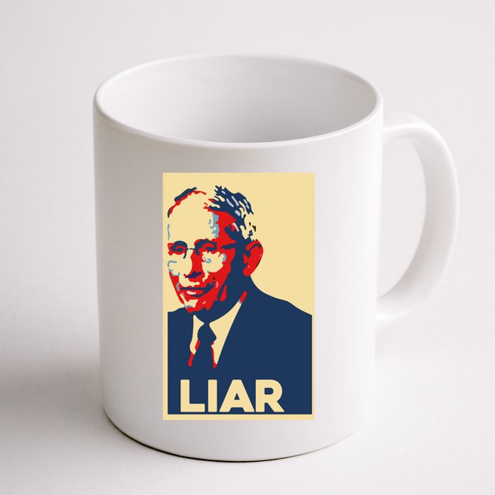 Fauci Liar Shirt Retro Vintage Dr Fauci Anthony Fauci Liar Coffee Mug