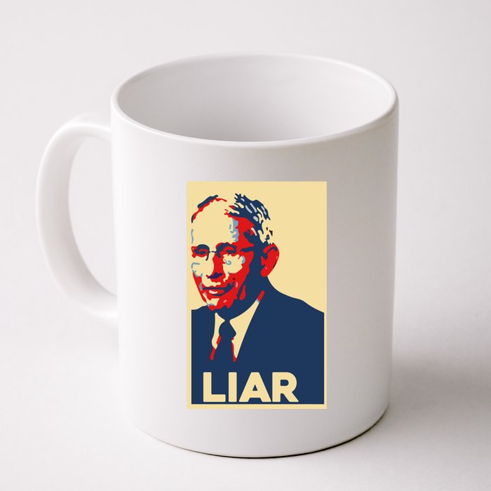 Fauci Liar Shirt Retro Vintage Dr Fauci Anthony Fauci Liar Coffee Mug