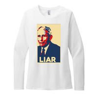 Fauci Liar Shirt Retro Vintage Dr Fauci Anthony Fauci Liar Womens CVC Long Sleeve Shirt