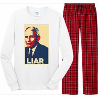 Fauci Liar Shirt Retro Vintage Dr Fauci Anthony Fauci Liar Long Sleeve Pajama Set