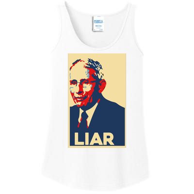 Fauci Liar Shirt Retro Vintage Dr Fauci Anthony Fauci Liar Ladies Essential Tank