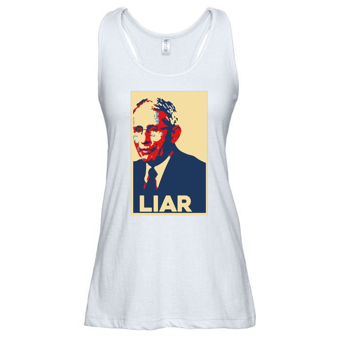 Fauci Liar Shirt Retro Vintage Dr Fauci Anthony Fauci Liar Ladies Essential Flowy Tank