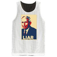 Fauci Liar Shirt Retro Vintage Dr Fauci Anthony Fauci Liar Mesh Reversible Basketball Jersey Tank