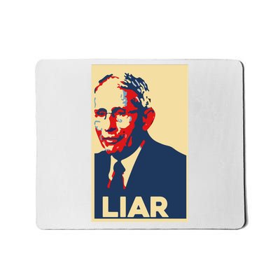 Fauci Liar Shirt Retro Vintage Dr Fauci Anthony Fauci Liar Mousepad