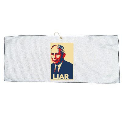 Fauci Liar Shirt Retro Vintage Dr Fauci Anthony Fauci Liar Large Microfiber Waffle Golf Towel