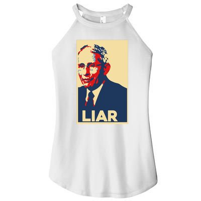 Fauci Liar Shirt Retro Vintage Dr Fauci Anthony Fauci Liar Women's Perfect Tri Rocker Tank