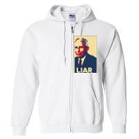 Fauci Liar Shirt Retro Vintage Dr Fauci Anthony Fauci Liar Full Zip Hoodie