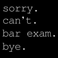 Funny Law School Graduation . Sorry CanT Bar Exam Bye Tall Hoodie