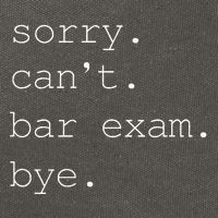 Funny Law School Graduation . Sorry CanT Bar Exam Bye Cotton Canvas Backpack