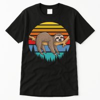 Funny Lazy Sloth Retro Sunset 1 Tall T-Shirt