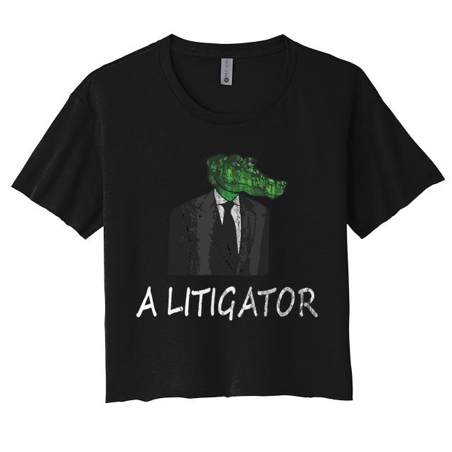 Funny Law School Graduation Gift Lawyer Attorney Tee Crop Top