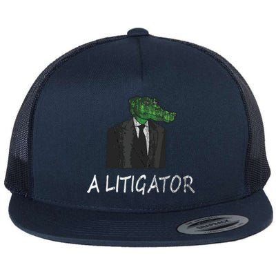 Funny Law School Graduation Gift Lawyer Attorney Tee Flat Bill Trucker Hat