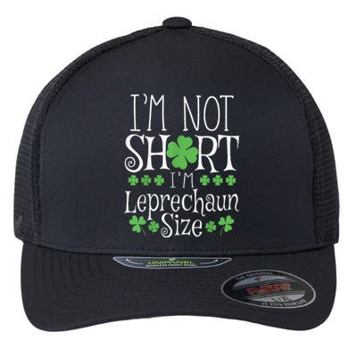 Funny Leprechaun Size St Patricks Day Flexfit Unipanel Trucker Cap