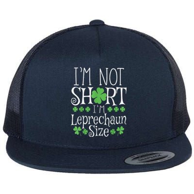 Funny Leprechaun Size St Patricks Day Flat Bill Trucker Hat