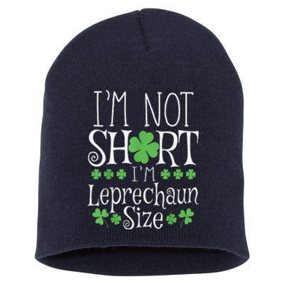 Funny Leprechaun Size St Patricks Day Short Acrylic Beanie