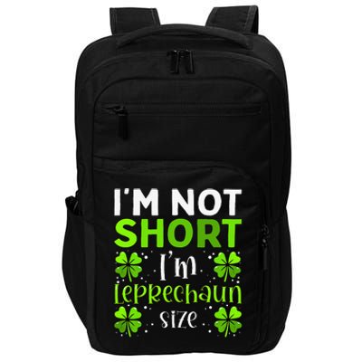 Funny Leprechaun Size St Patricks Day For & Women Impact Tech Backpack