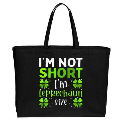 Funny Leprechaun Size St Patricks Day For & Women Cotton Canvas Jumbo Tote