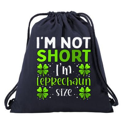 Funny Leprechaun Size St Patricks Day For & Women Drawstring Bag