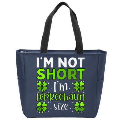 Funny Leprechaun Size St Patricks Day For & Women Zip Tote Bag