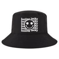 Feeling Lucky Smiley Irish Clover Cool Comfort Performance Bucket Hat