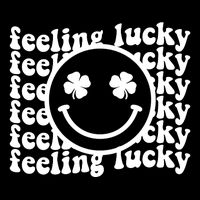 Feeling Lucky Smiley Irish Clover Cooling Performance Crew T-Shirt