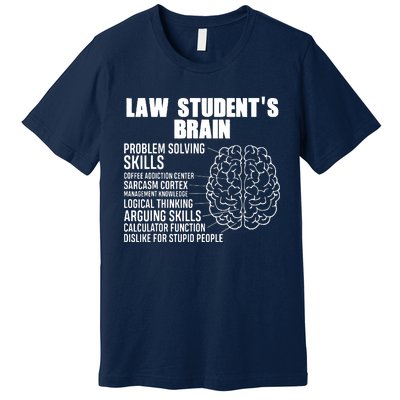 Funny Law Students Saying Lawyer Gift Study Law Student Premium T-Shirt