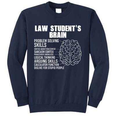 Funny Law Students Saying Lawyer Gift Study Law Student Tall Sweatshirt