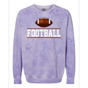 Football Lover Sport Hobby Colorblast Crewneck Sweatshirt