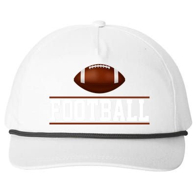 Football Lover Sport Hobby Snapback Five-Panel Rope Hat