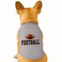 Football Lover Sport Hobby Doggie Tank