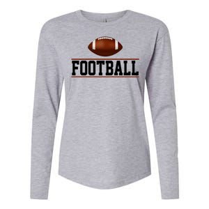 Football Lover Sport Hobby Womens Cotton Relaxed Long Sleeve T-Shirt