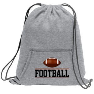 Football Lover Sport Hobby Sweatshirt Cinch Pack Bag